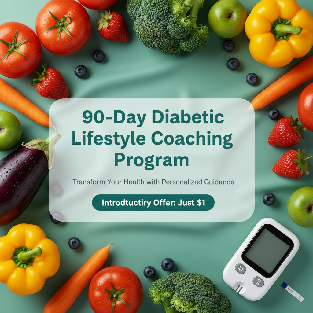Picture of Diabetic Lifestyle Coaching - 90-Day Transformation Program | $99 per ...